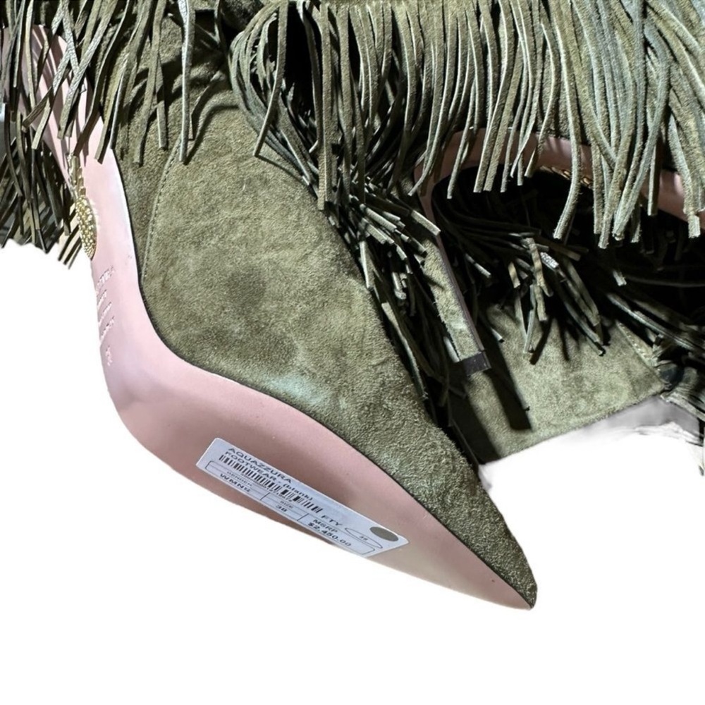 Aquazzura women fringe boots - Picture 8 of 11